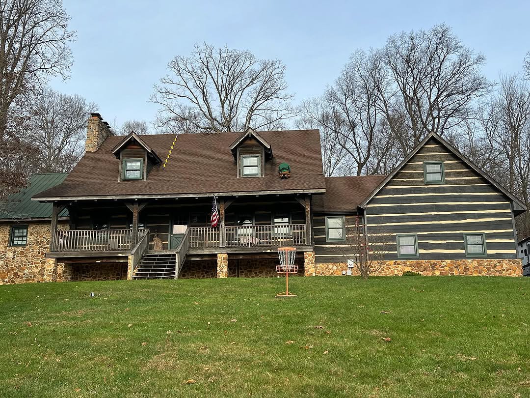 Maryland roof restoration. Before